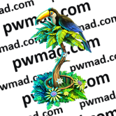 Здание Пальма с птицей в Prime World